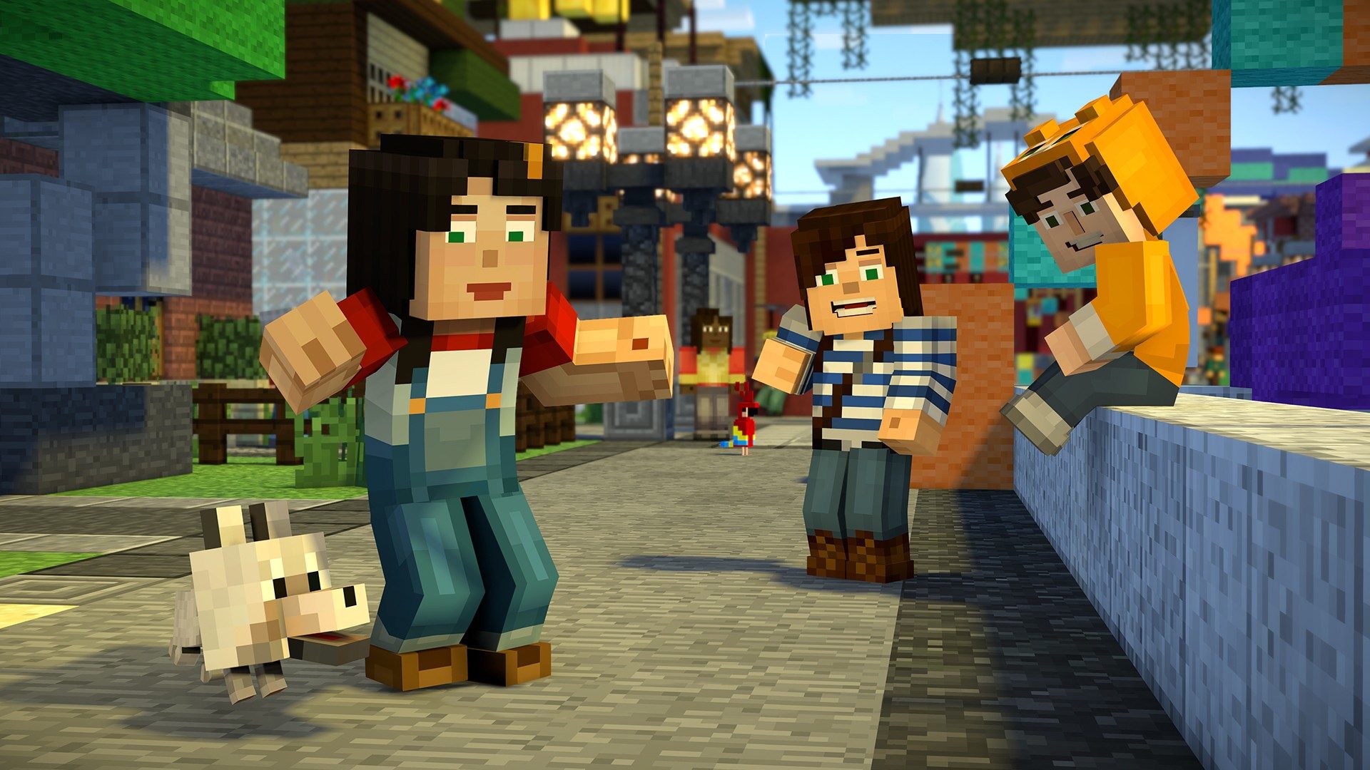 minecraft story mode season two wallpaper 3