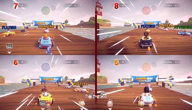 Garfield Kart Furious Racing for free