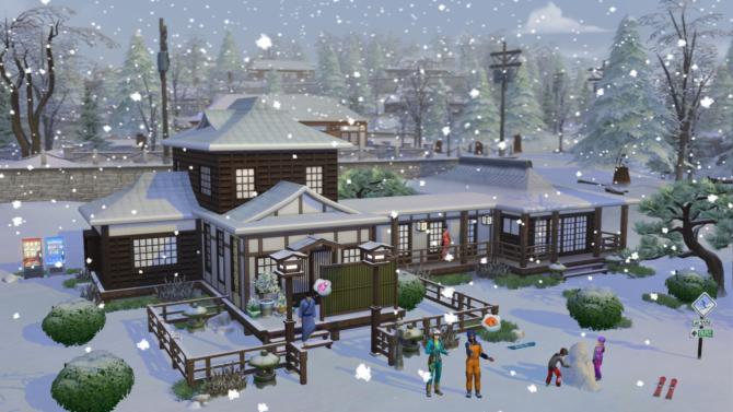 The Sims 4 Snowy Escape free